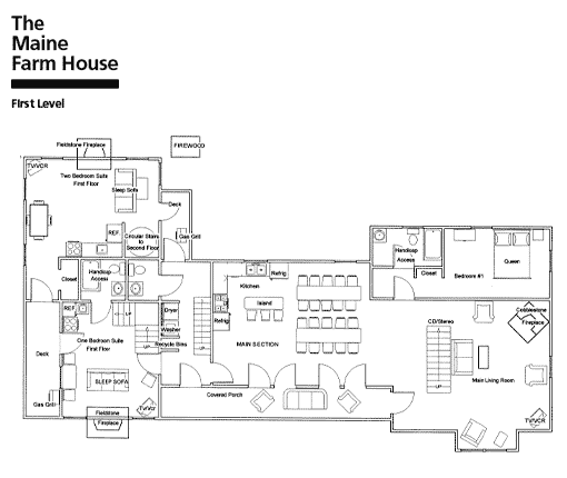 The Maine Farm House Floorplan